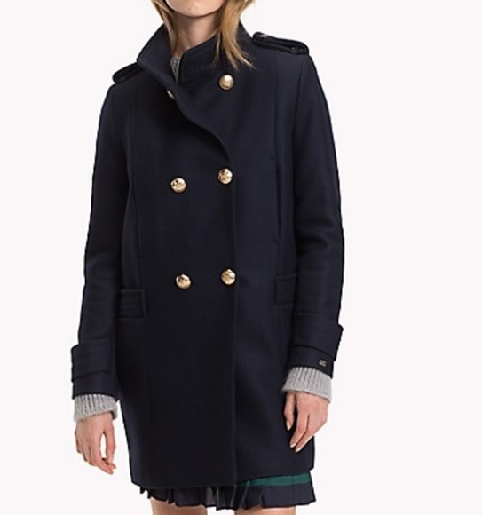 Tommy Hilfiger Jackets & Blazers - 🔥1 DAY SALE Tommy hilfiger wool military coat
